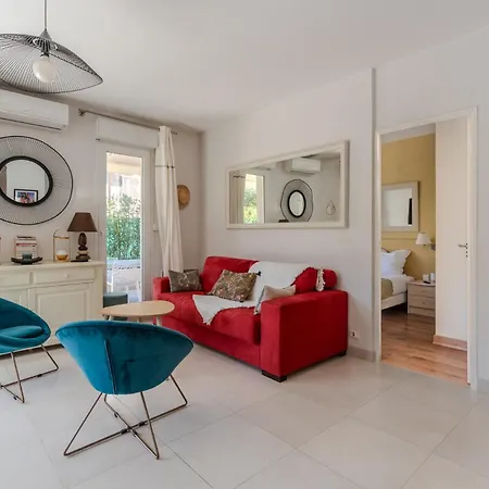 Proche Croisette Et Plages - 2 Pieces Avec Terrasse, Jardin Prive Et Parking
