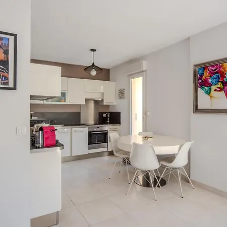 Apartmán Proche Croisette Et Plages - 2 Pieces Avec Terrasse, Jardin Prive Et Parking *