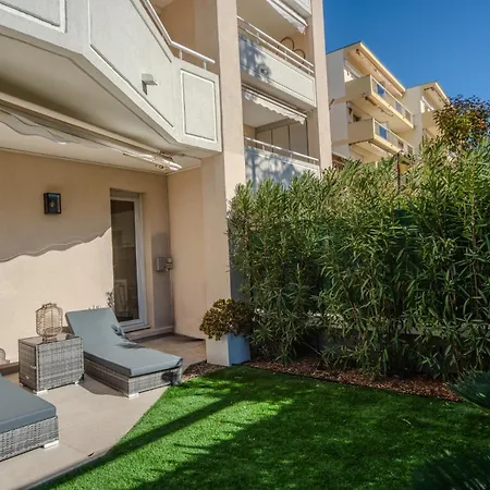 Apartmán Proche Croisette Et Plages - 2 Pieces Avec Terrasse, Jardin Prive Et Parking